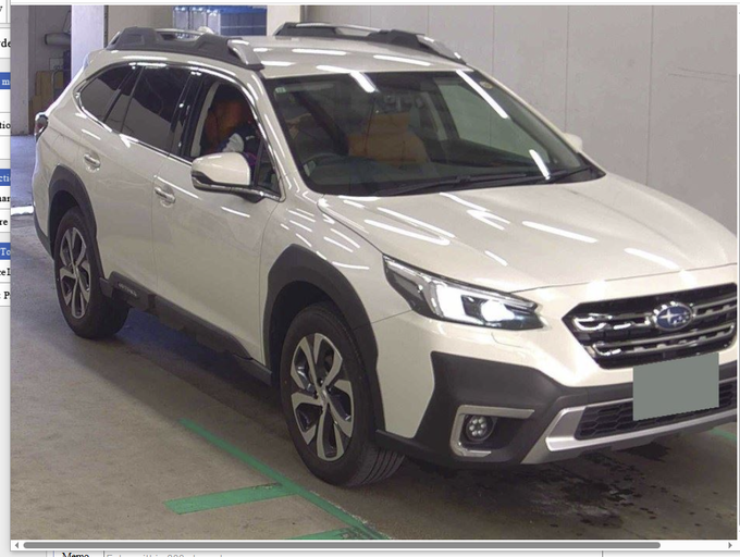 2021 Subaru Outback BT5 1.8lt